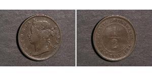 1/2 Cent Straits Settlements (1826 - 1946) Copper 