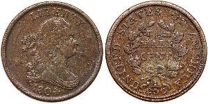 1/2 Cent USA (1776 - ) Copper 