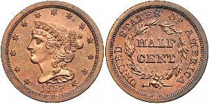 1/2 Cent USA (1776 - ) Copper 