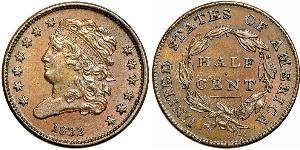 1/2 Cent USA (1776 - ) Copper 