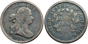 1/2 Cent USA (1776 - ) Copper 