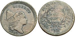 1/2 Cent USA (1776 - ) Copper 