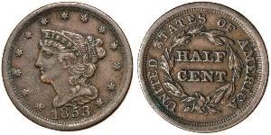 1/2 Cent USA (1776 - ) Copper 