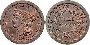 1/2 Cent USA (1776 - ) Copper 