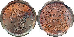1/2 Cent USA (1776 - ) Copper 