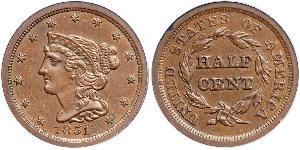 1/2 Cent USA (1776 - ) Copper 