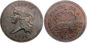 1/2 Cent USA (1776 - ) Copper 