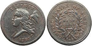 1/2 Cent USA (1776 - ) Copper 