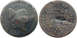 1/2 Cent USA (1776 - ) Copper 