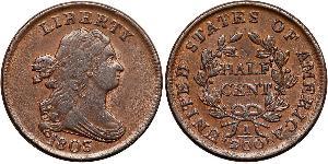 1/2 Cent USA (1776 - ) Copper 