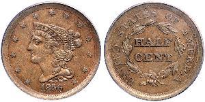 1/2 Cent USA (1776 - ) Copper 