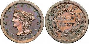 1/2 Cent USA (1776 - ) Copper 