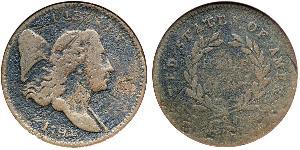 1/2 Cent USA (1776 - ) Copper 