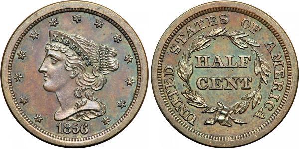 1/2 Cent USA (1776 - ) Copper 
