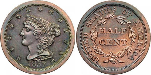 1/2 Cent USA (1776 - ) Copper 