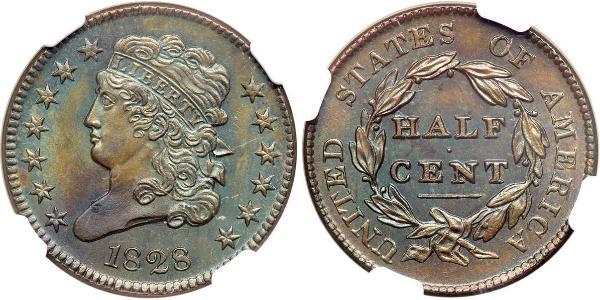 1/2 Cent USA (1776 - ) Copper 