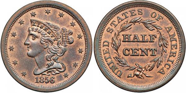 1/2 Cent USA (1776 - ) Copper 