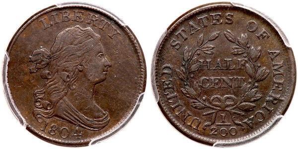 1/2 Cent USA (1776 - ) Copper 