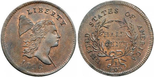 1/2 Cent USA (1776 - ) Copper 