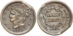 1/2 Cent États-Unis d