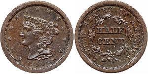 1/2 Cent États-Unis d