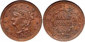 1/2 Cent États-Unis d