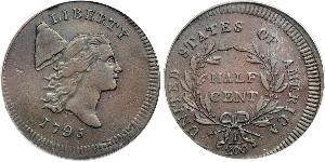 1/2 Cent États-Unis d