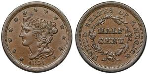 1/2 Cent États-Unis d