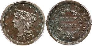 1/2 Cent États-Unis d