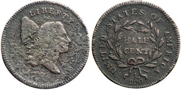 1/2 Cent États-Unis d