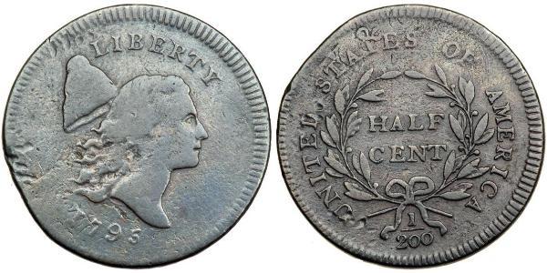 1/2 Cent États-Unis d