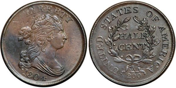 1/2 Cent États-Unis d