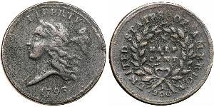 1/2 Cent Vereinigten Staaten von Amerika (1776 - ) Kupfer 