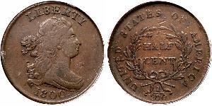1/2 Cent Vereinigten Staaten von Amerika (1776 - ) Kupfer 