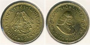 1/2 Cent Sudafrica Ottone 