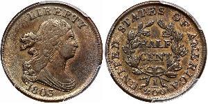 1/2 Cent Stati Uniti d