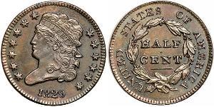 1/2 Cent Stati Uniti d