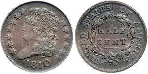 1/2 Cent Stati Uniti d