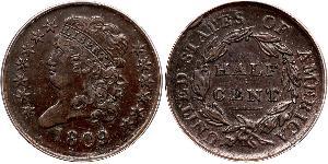 1/2 Cent Stati Uniti d