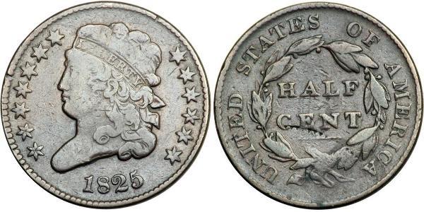 1/2 Cent Stati Uniti d
