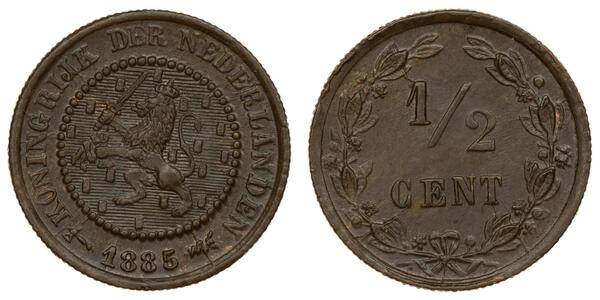 1/2 Cent Kingdom of the Netherlands (1815 - )  