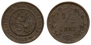 1/2 Cent 荷兰王国  