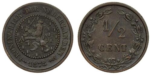 1/2 Cent 荷兰王国  