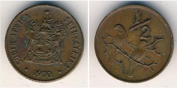 1/2 Cent South Africa 青铜 