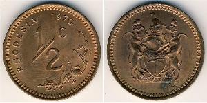 1/2 Cent 羅德西亞 (1965 - 1979) 青铜 