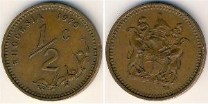 1/2 Cent 羅德西亞 (1965 - 1979) 青铜 