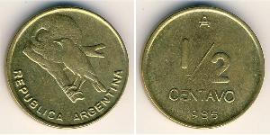 1/2 Centavo Argentinien (1861 - ) Messing 