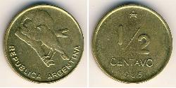 1/2 Centavo 阿根廷 黃銅 