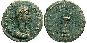 1/2 Centenionalis Imperio romano (27BC-395) Bronce Constante I (320-350)