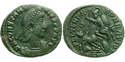 1/2 Centenionalis Imperio romano (27BC-395) Bronce Constancio II (317 - 361)